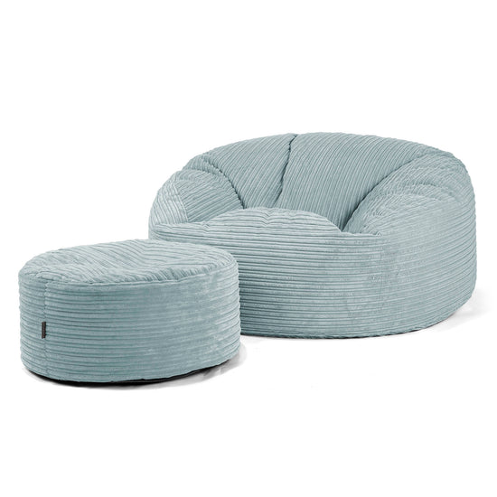 Mammoth Sofa Sitzsack XXL - Cord Mintgrün 02