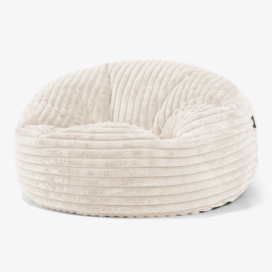 Mammoth Sofa Sitzsack XXL - Ultra Plüsch Cord Creme 01