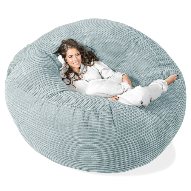 Mega-Mammoth Sofa Sitzsack XXL - Cord Mintgrün 01