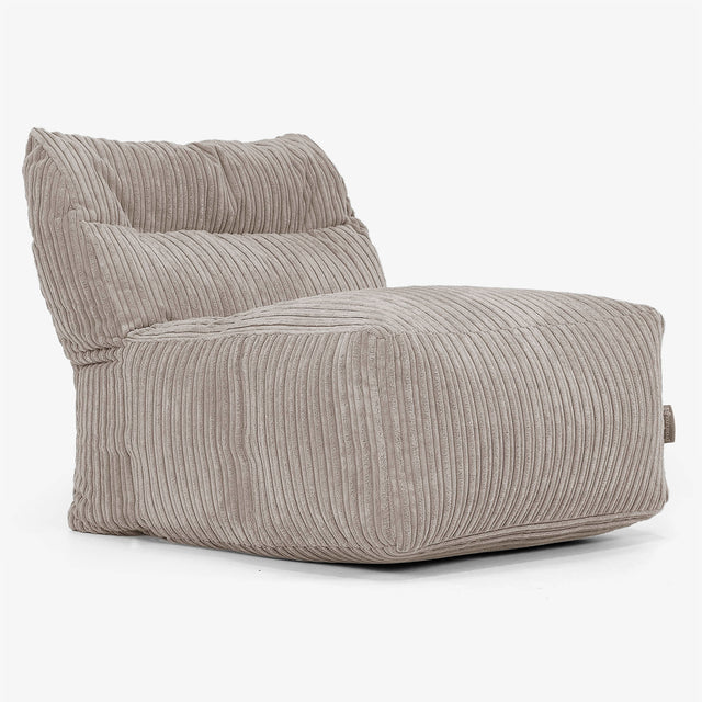 Modulares Sofa Sitzsack, Mittelteil - Cord Beigegrau 01