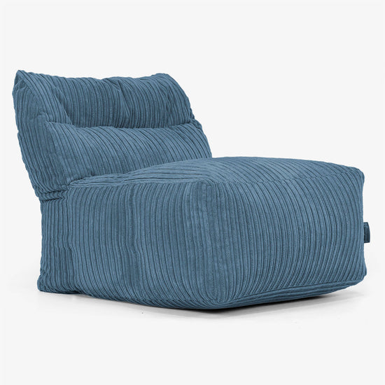 Modulares Sofa Sitzsack, Mittelteil - Cord Marineblau 01
