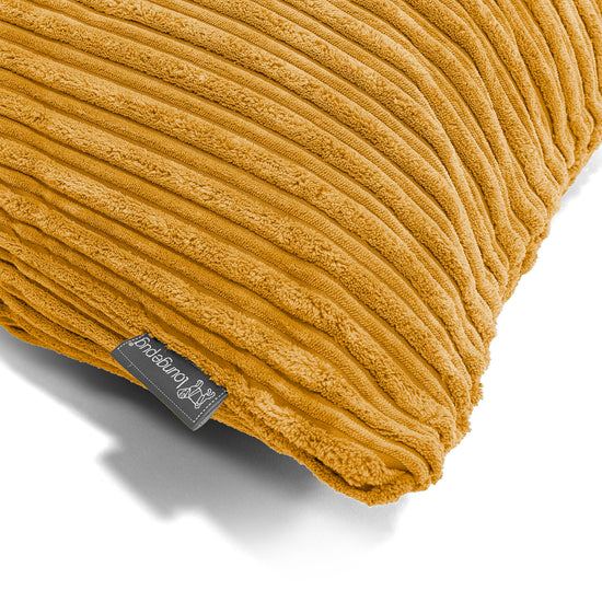 Nackenrolle Dekokissen / Sofa Kissenbezug 20 x 55cm - Cord Goldhonig 03
