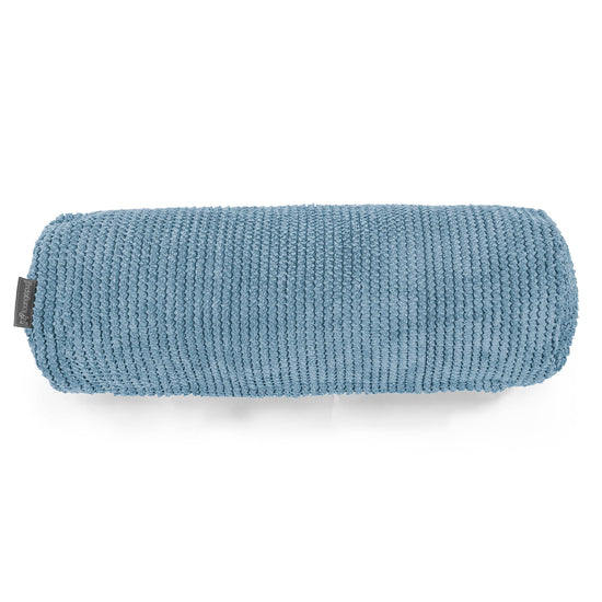 Nackenrolle Dekokissen / Sofa Kissenbezug 20 x 55cm - Pom-Pom Himmelblau 02