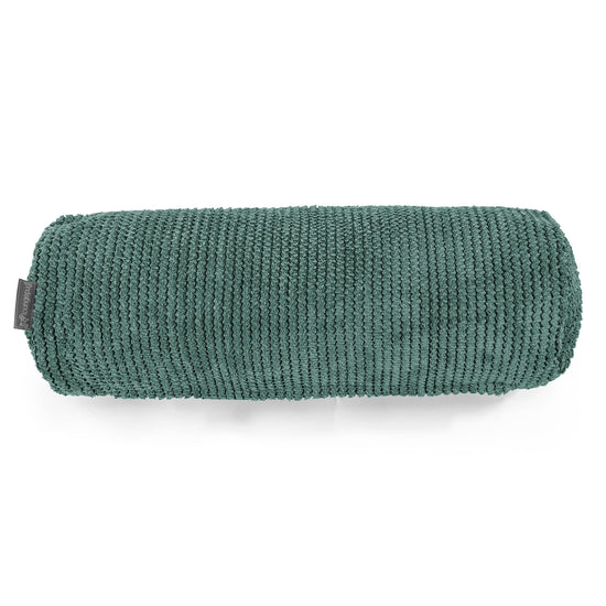 Nackenrolle Dekokissen / Sofa Kissenbezug 20 x 55cm - Pom-Pom Moosgrün 02
