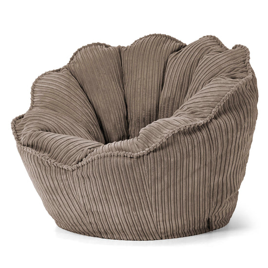 Natalia Sacco Sitzsack Stuhl - Cord Beigegrau 02