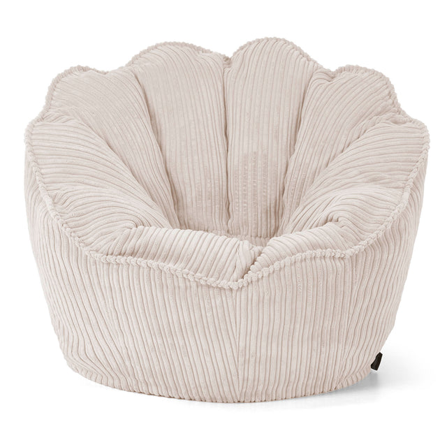 Natalia Sacco Sitzsack Stuhl - Cord Elfenbein 01