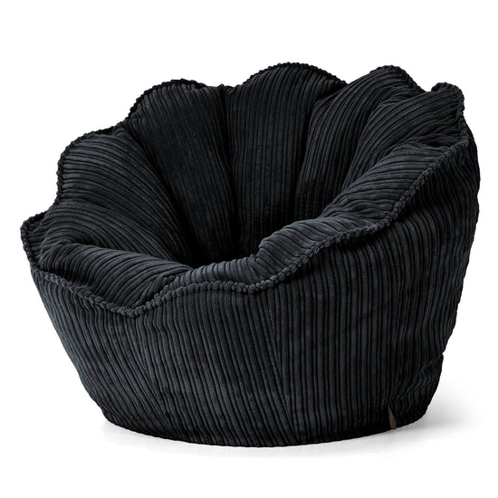 Natalia Sacco Sitzsack Stuhl - Cord Schwarz 02