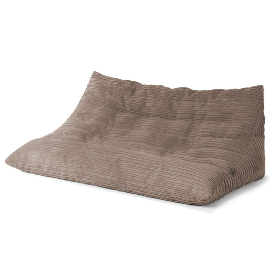 Noah Sitzsack-Bodensofa - Cord Beigegrau 02