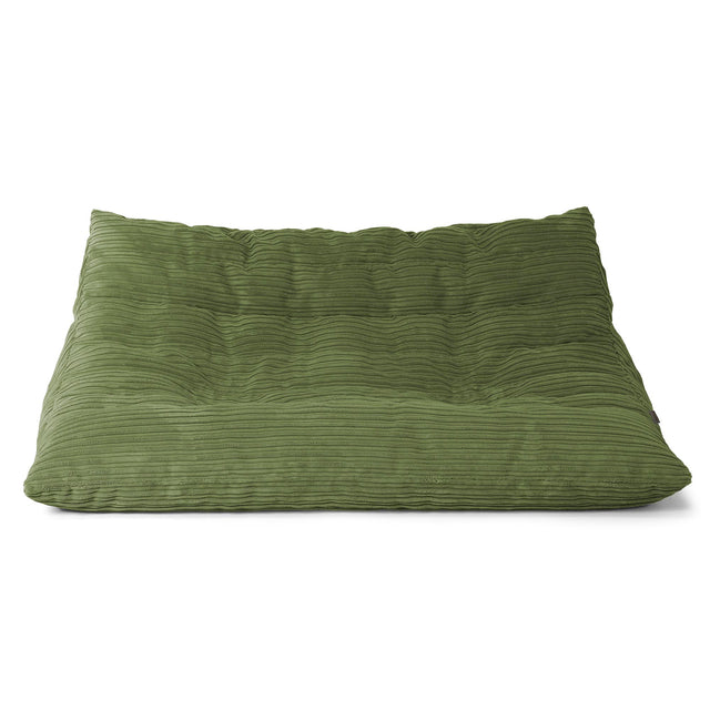 Noah Sitzsack-Bodensofa - Cord Nadelwaldgrün 01