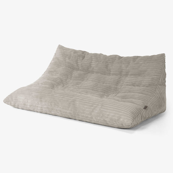 Noah Sitzsack-Bodensofa - Cord Nerzfarben 02