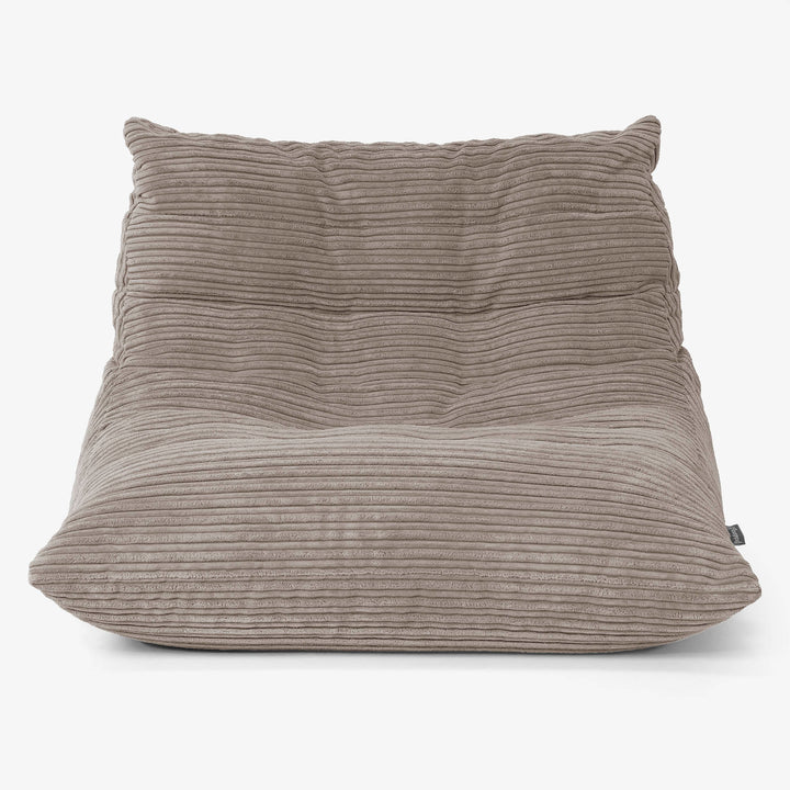 Noah Sitzsack-Bodenstuhl - Cord Beigegrau 01