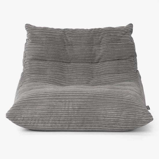 Noah Sitzsack-Bodenstuhl - Cord Graphitgrau 01