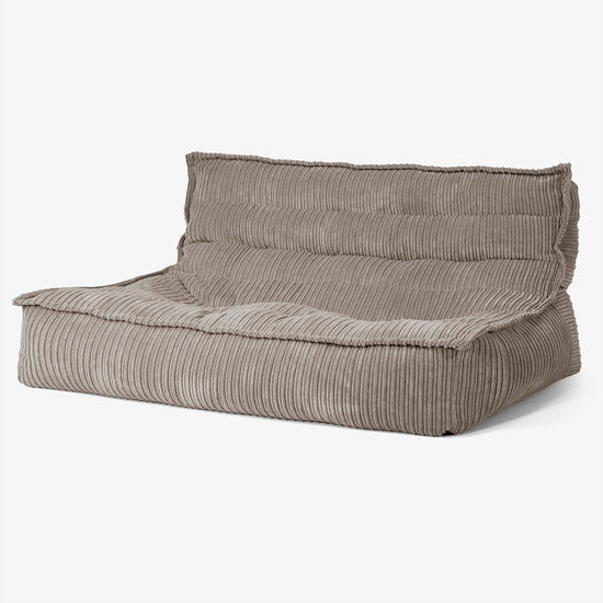 Oliver Sitzsack Bodensofa - Cord Beigegrau 02