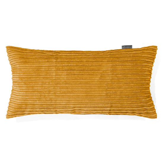 Riesen Dekokissen / Sofa Kissenbezug 40 x 70cm - Cord Goldhonig 01