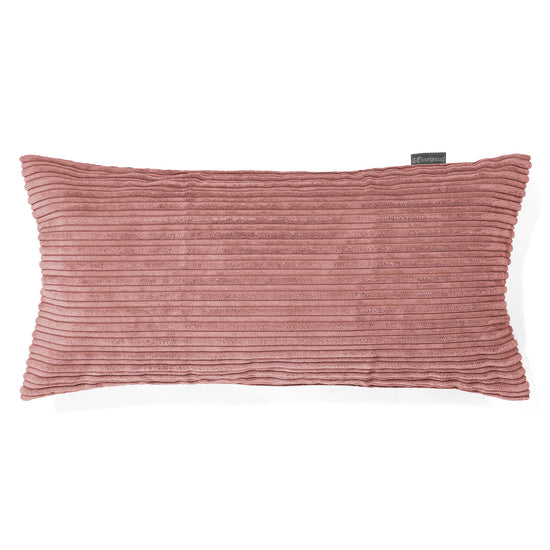 Riesen Dekokissen / Sofa Kissenbezug 40 x 70cm - Cord Pfirsich 01