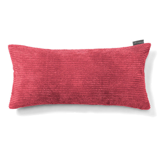 Riesen Dekokissen / Sofa Kissenbezug 40 x 70cm - Pom-Pom Pastellrot 01