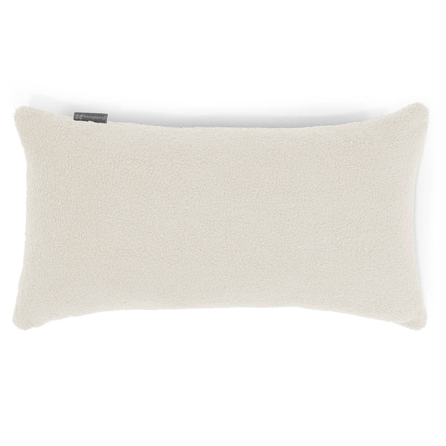 Riesen Dekokissen / Sofa Kissenbezug 40 x 70cm - Bouclé Elfenbein 01