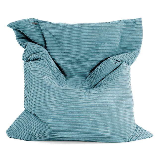 Sitzsack XXL - Cord Türkis 01