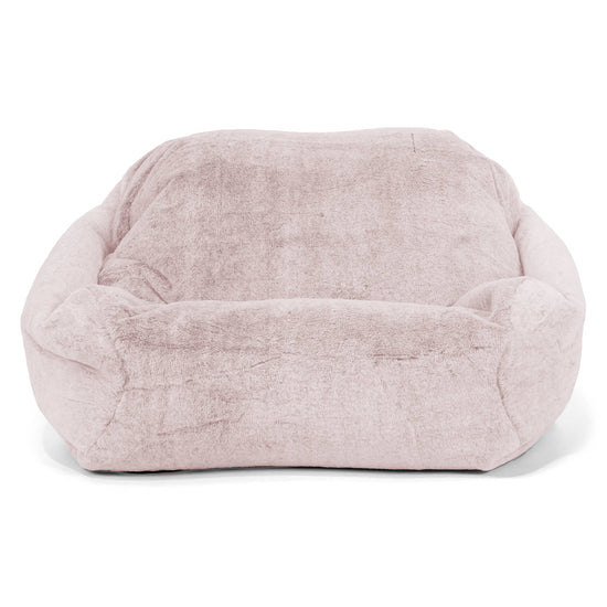 Sabine Sitzsack Sessel - Kaninchen Kunstfell Pastellrosa 02