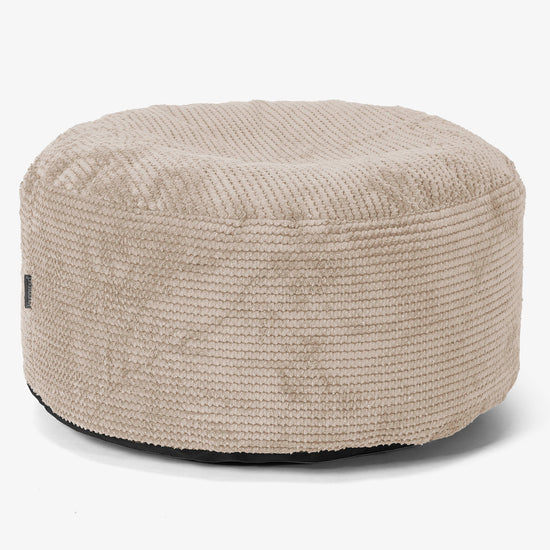 Sitzhocker mit Tablett - Pom-Pom Creme 02