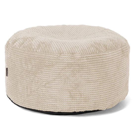 Sitzhocker mit Tablett - Pom-Pom Creme 02