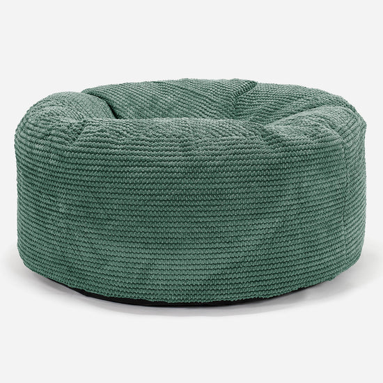 Sitzhocker Pouf - Pom-Pom Moosgrün 01