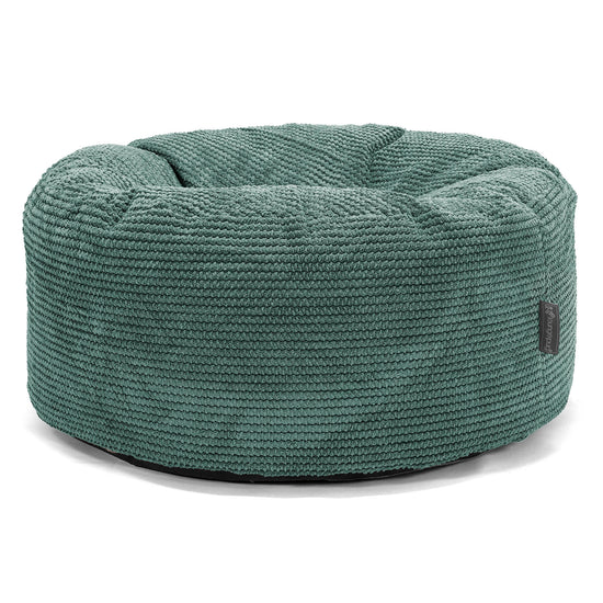 Sitzhocker Pouf - Pom-Pom Moosgrün 01