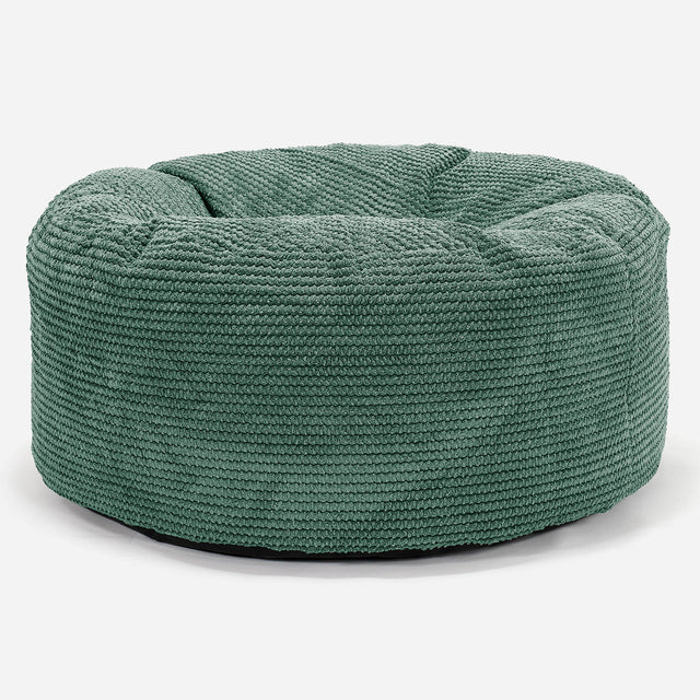 Sitzhocker Pouf - Pom-Pom Moosgrün 01
