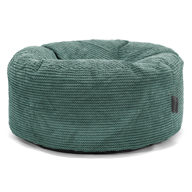 Sitzhocker Pouf - Pom-Pom Moosgrün 01