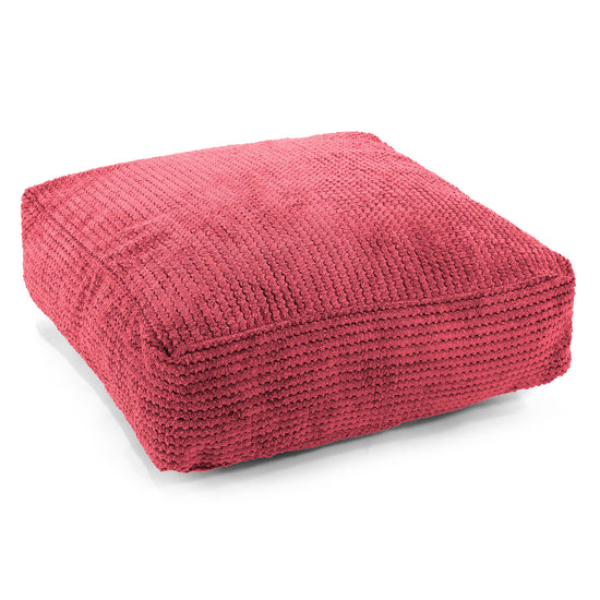 Sitzkissen - Pom-Pom Pastellrot 01