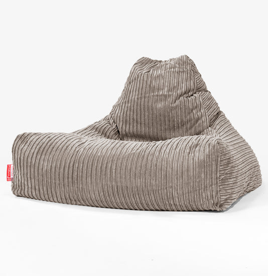 Sitzsack Lounge Sessel - Cord Beigegrau 01