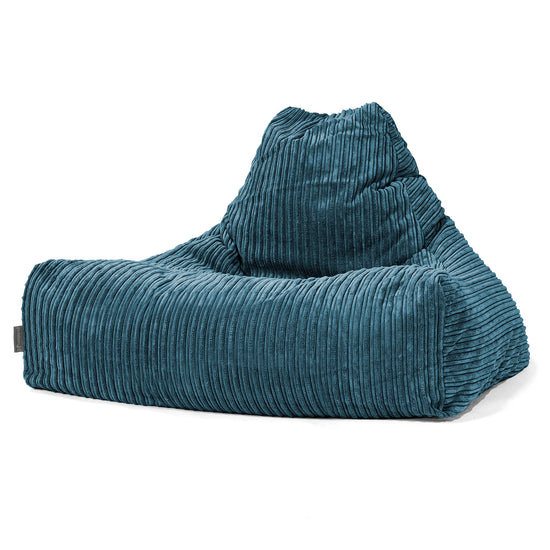 Sitzsack Lounge Sessel - Cord Marineblau 01
