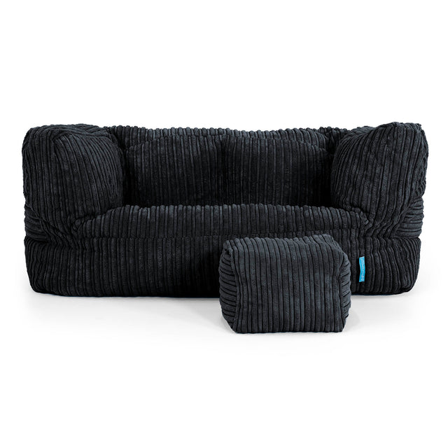 Kindersofa Albert 2-6 jahren - Cord Schwarz_02