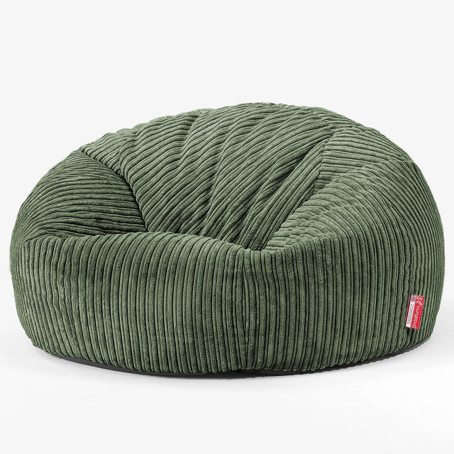 Sitzsack Sofa - Cord Nadelwaldgrün 01
