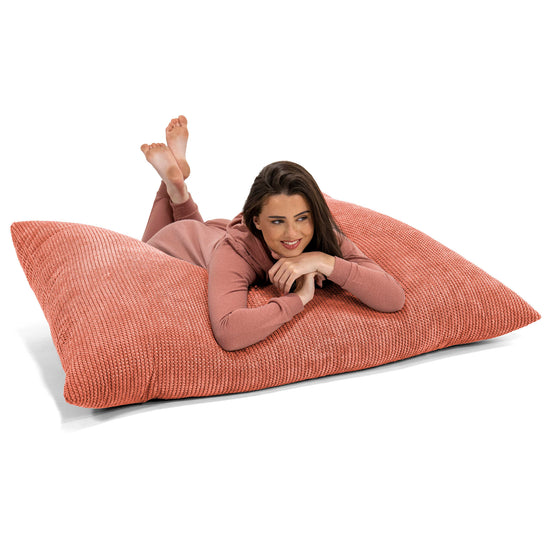 Sitzsack XXL - Pom-Pom Kürbisorange 03