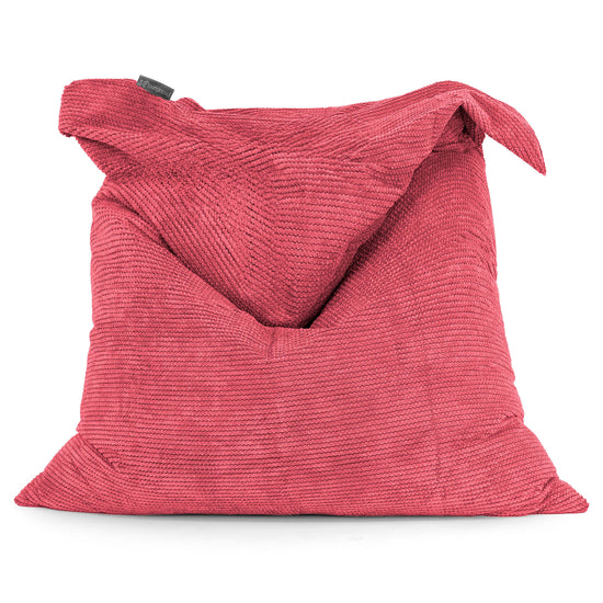 Sitzsack XXL - Pom-Pom Pastellrot 01