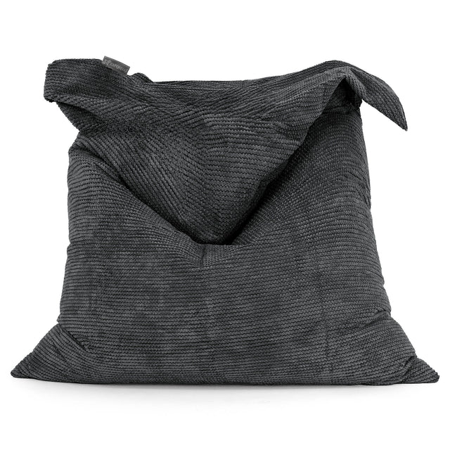 Sitzsack XXL - Pom-Pom Schwarz 01