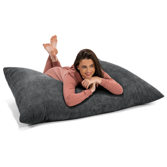 Sitzsack XXL - Pom-Pom Schwarz 03