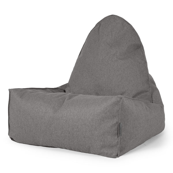 Skandi-Lounge Sitzsack - Interalli Wolle Grau 01