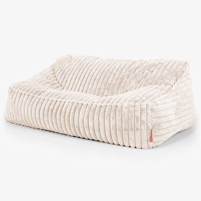 Das Slouchy Sitzsack Sofa Ersatz Bezug - Ultra Plüsch Cord 01