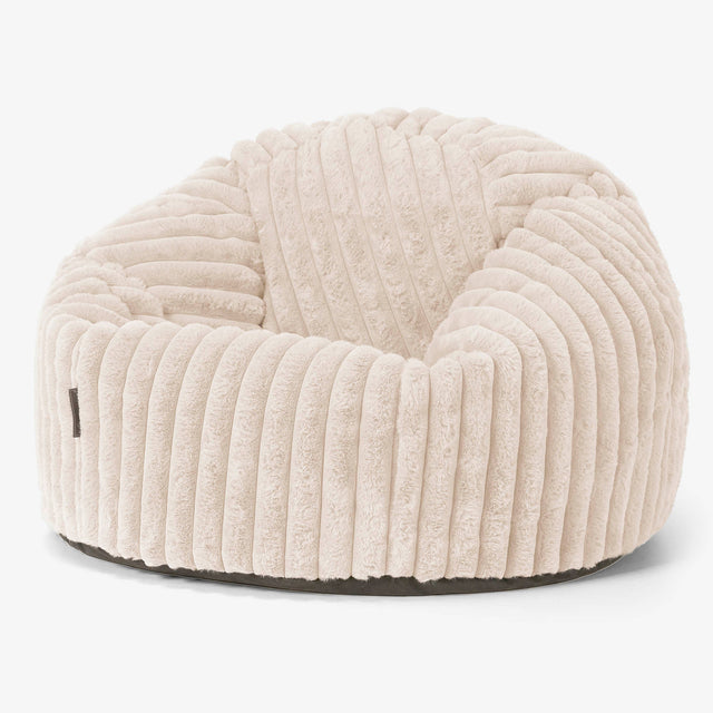 Klassischer Sitzsack Sessel Ersatz Bezug - Ultra Plüsch Cord 01