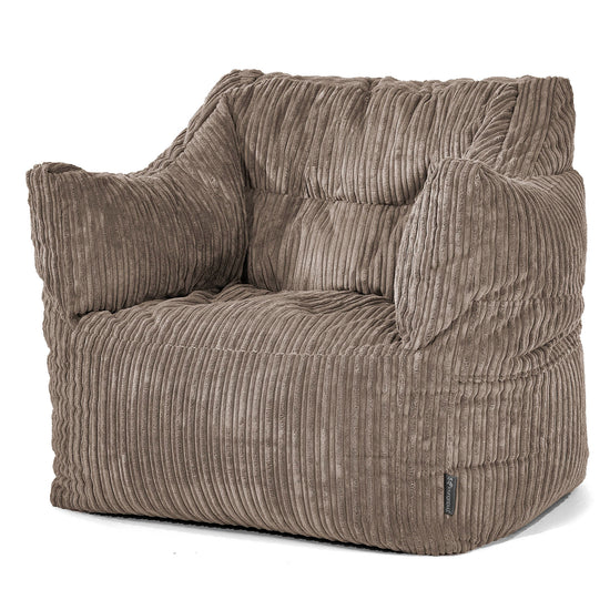 Victor Sitzsack Sessel - Cord Beigegrau 01