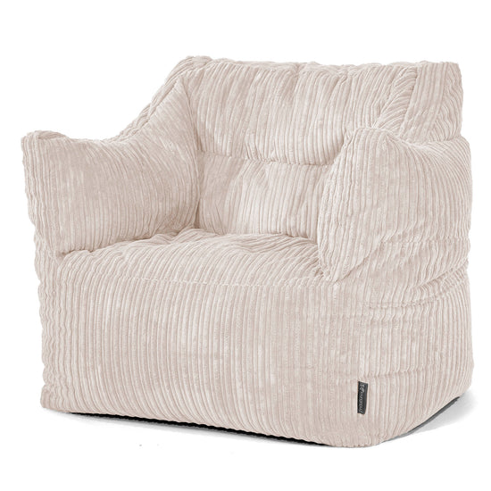 Victor Sitzsack Sessel - Cord Creme 01