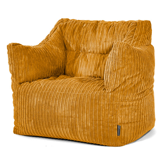 Victor Sitzsack Sessel - Cord Goldhonig 01