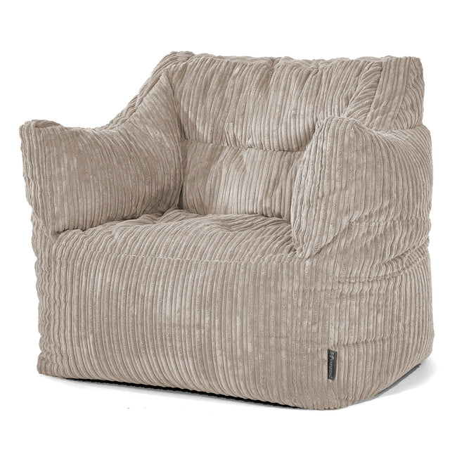 Victor Sitzsack Sessel - Cord Nerzfarben 01