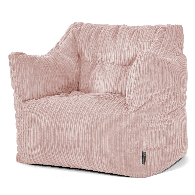 Victor Sitzsack Sessel - Cord Rosa 01