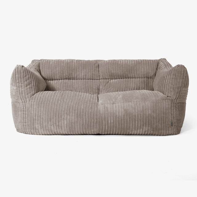 Victor Sitzsack Sofa - Cord Beigegrau 01