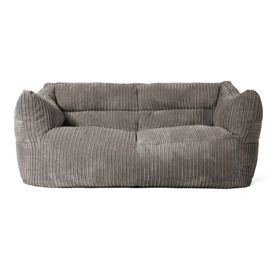 Victor Sitzsack Sofa - Cord Schiefergrau 01