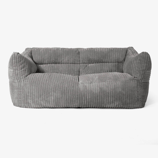 Victor Sitzsack Sofa - Cord Schiefergrau 01