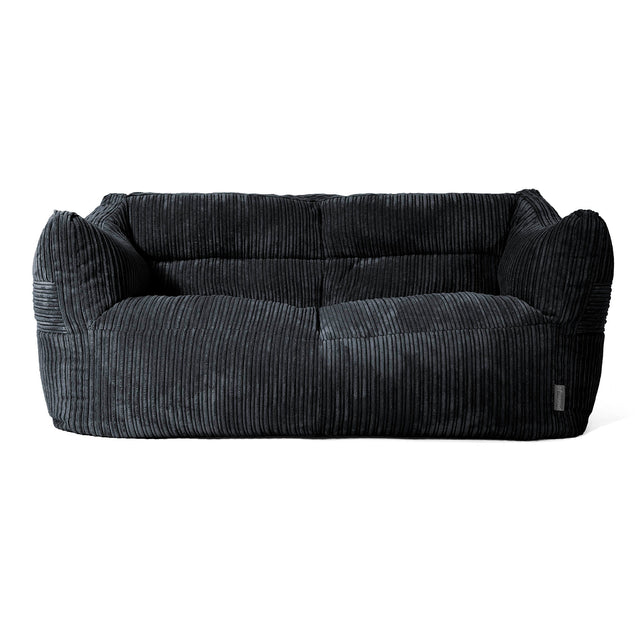 Victor Sitzsack Sofa - Cord Schwarz 01